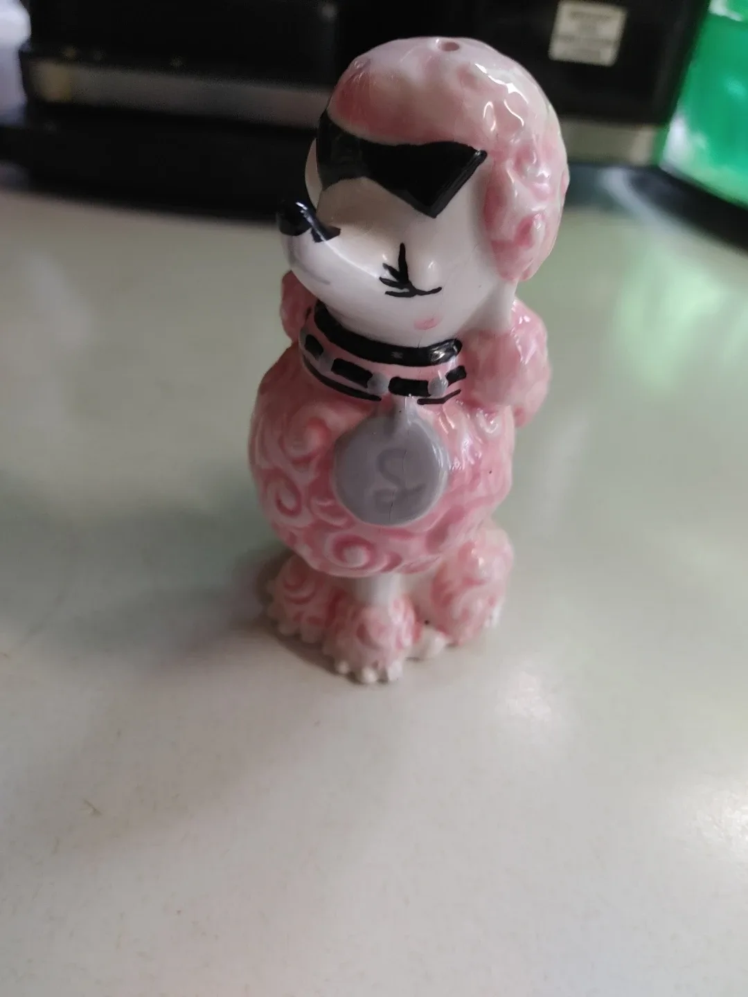 Pink Poodle Salt or Pepper Shaker - from the 50's