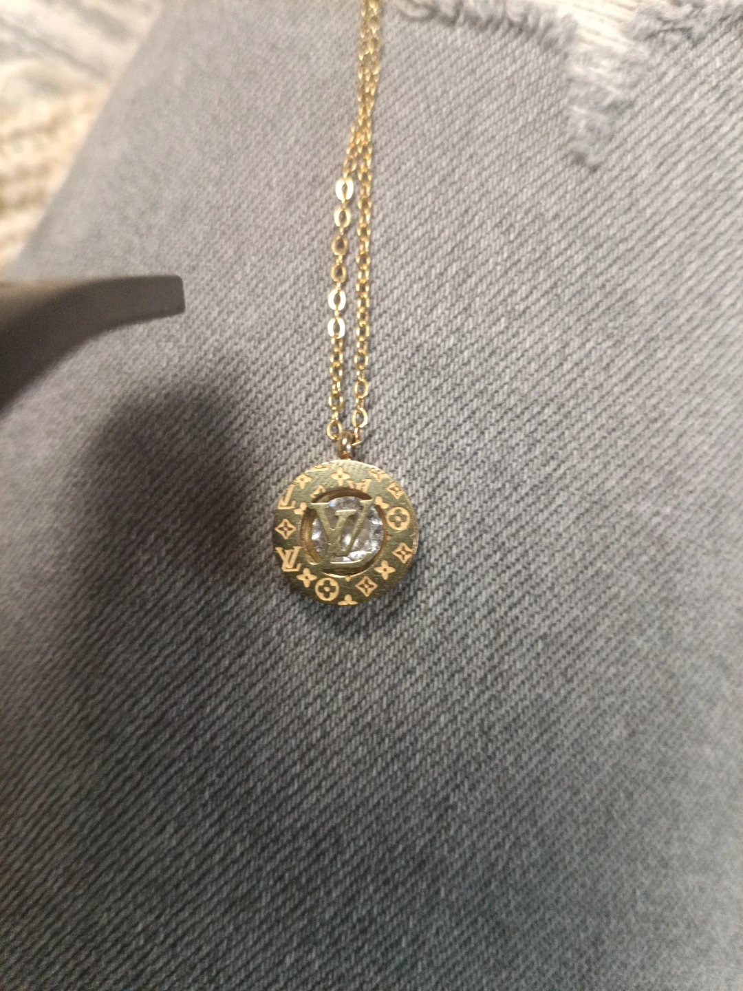 Louis Vuitton Inspired Necklace