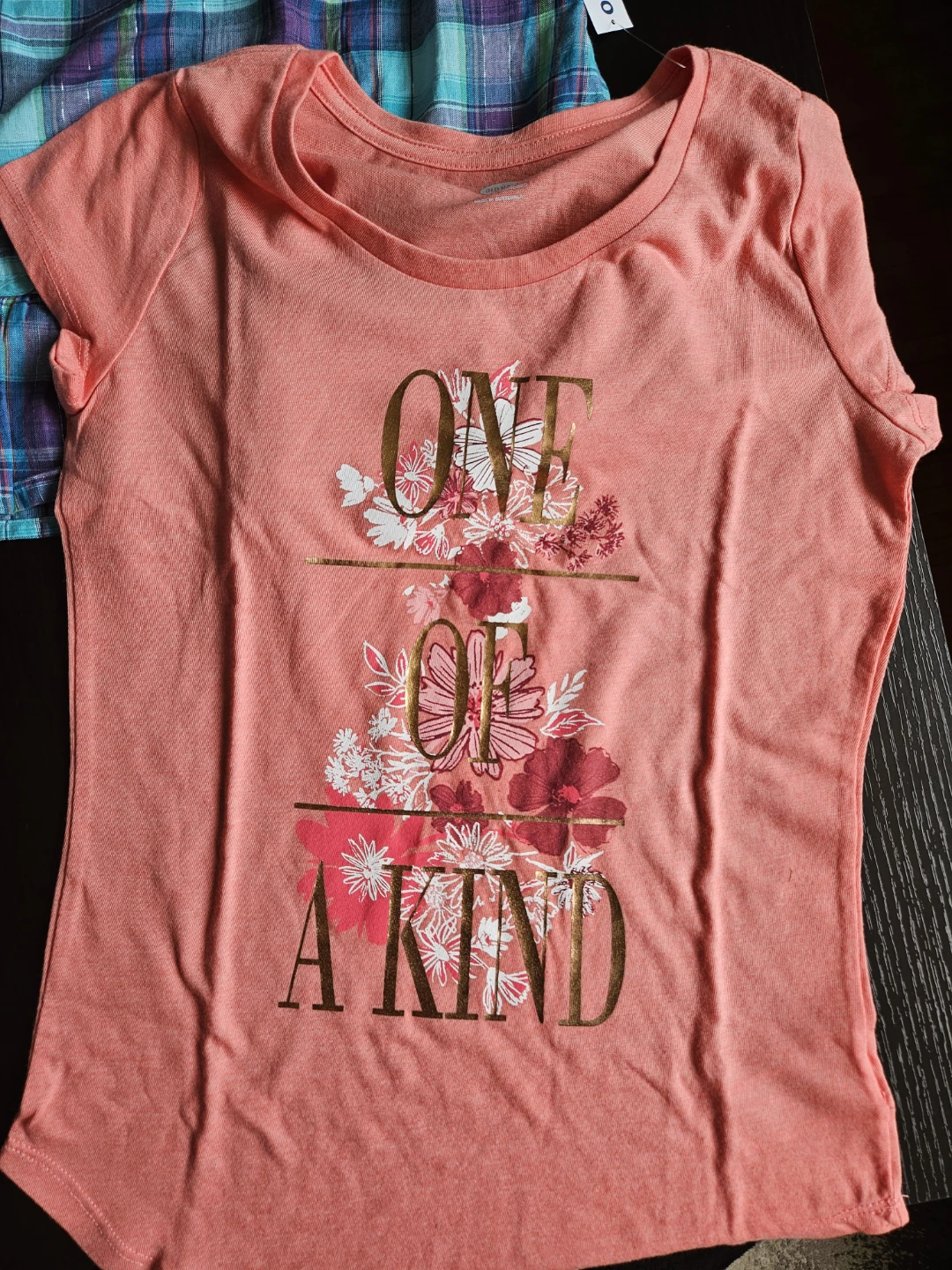 Girls Plaid Dress and T-Shirt Set (New with Tags) - photo 2