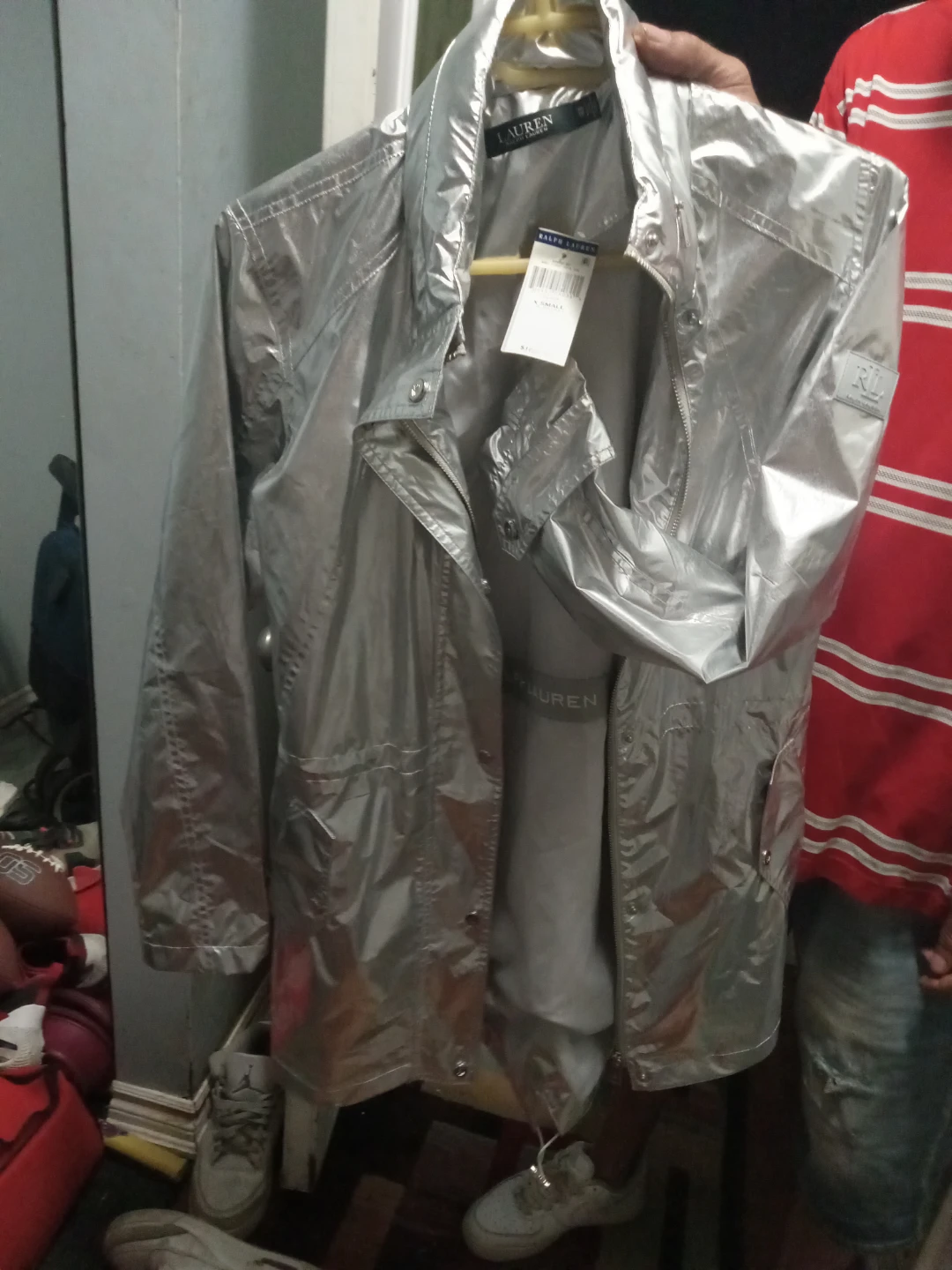 Ralph Lauren Silver Shiny Jacket