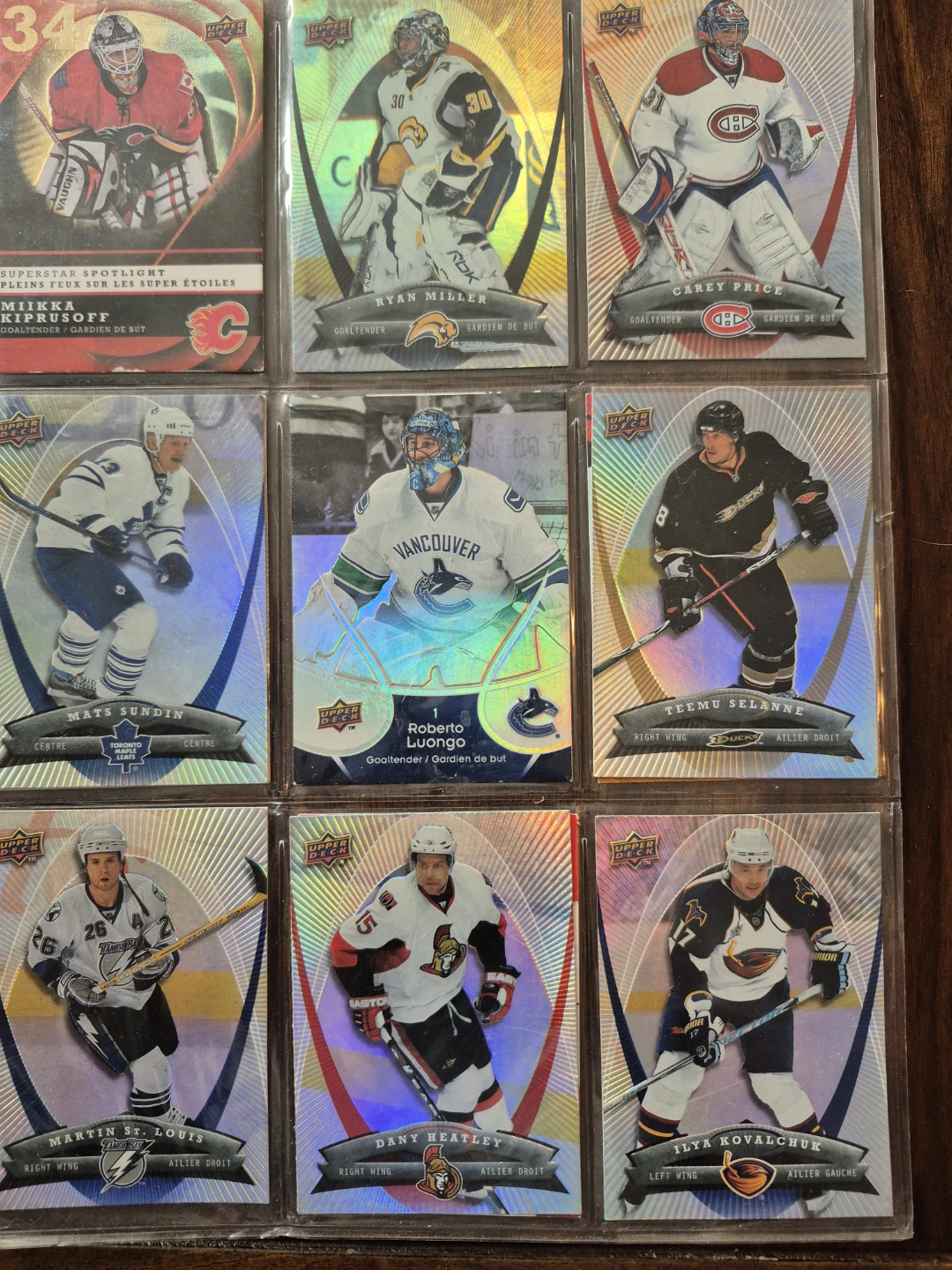 McDonald's hockey cards