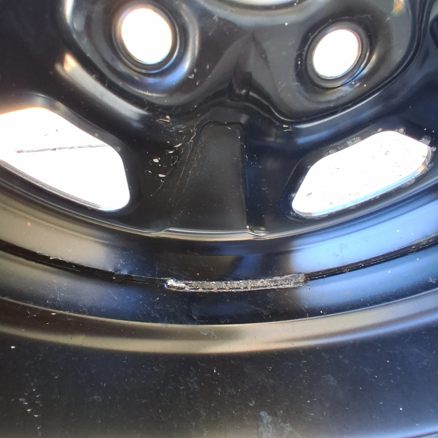 Black Steel Wheel Rim - photo 4