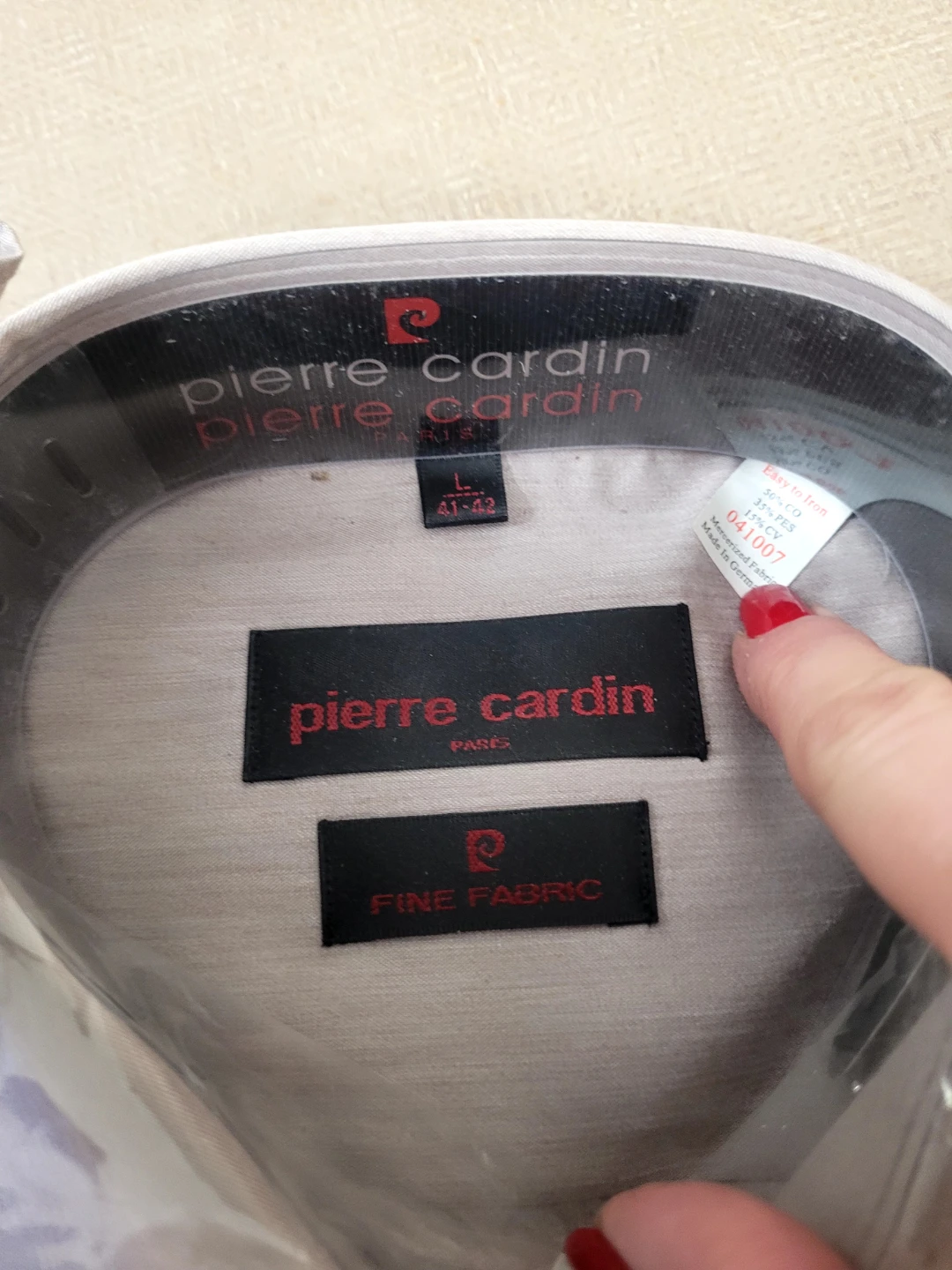 Pierre Cardin Short Sleeve Dress Shirt - Size L - photo 2