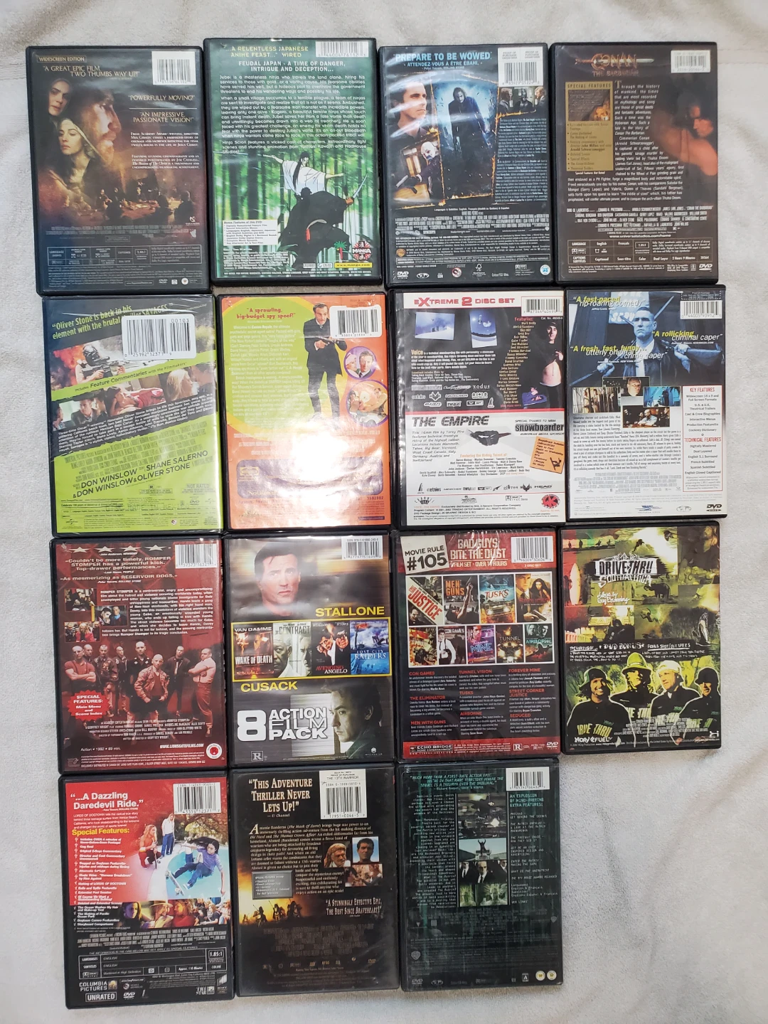 Collection of 15 assorted action DVDs - photo 2