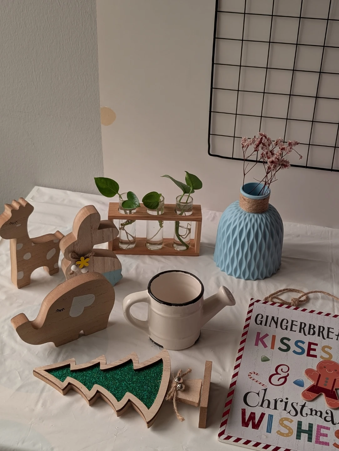 Wooden Animal and Christmas Decorations