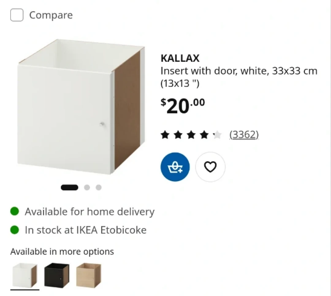 IKEA KALLAX Inserts - Drawer and Door Units - photo 4