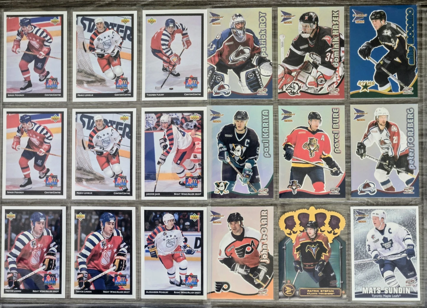 Vintage McDonald's NHL Hockey Card, Superstar Binder Lot - photo 3