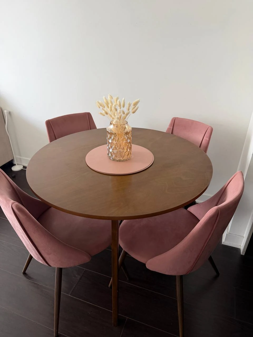 Set of 4 chairs and table