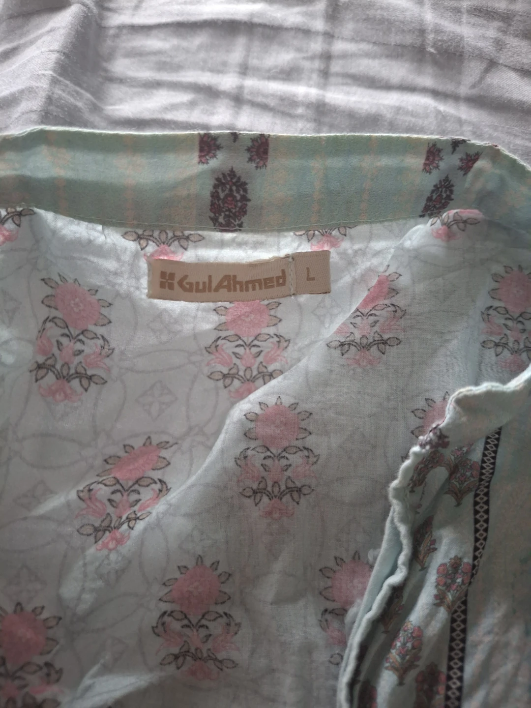 Gul Ahmed Women's Kameez (Top Only) – Size Large (L) - photo 3