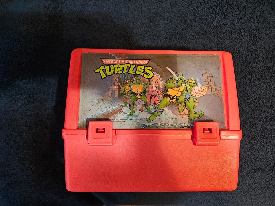 1988 Teenage Mutant Ninja Turtles Lunchbox And Thermos