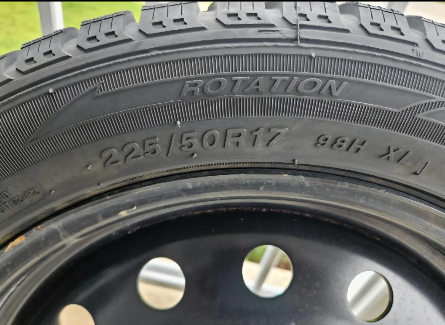 Sailun 225/50R17 Winter Tires on Rims