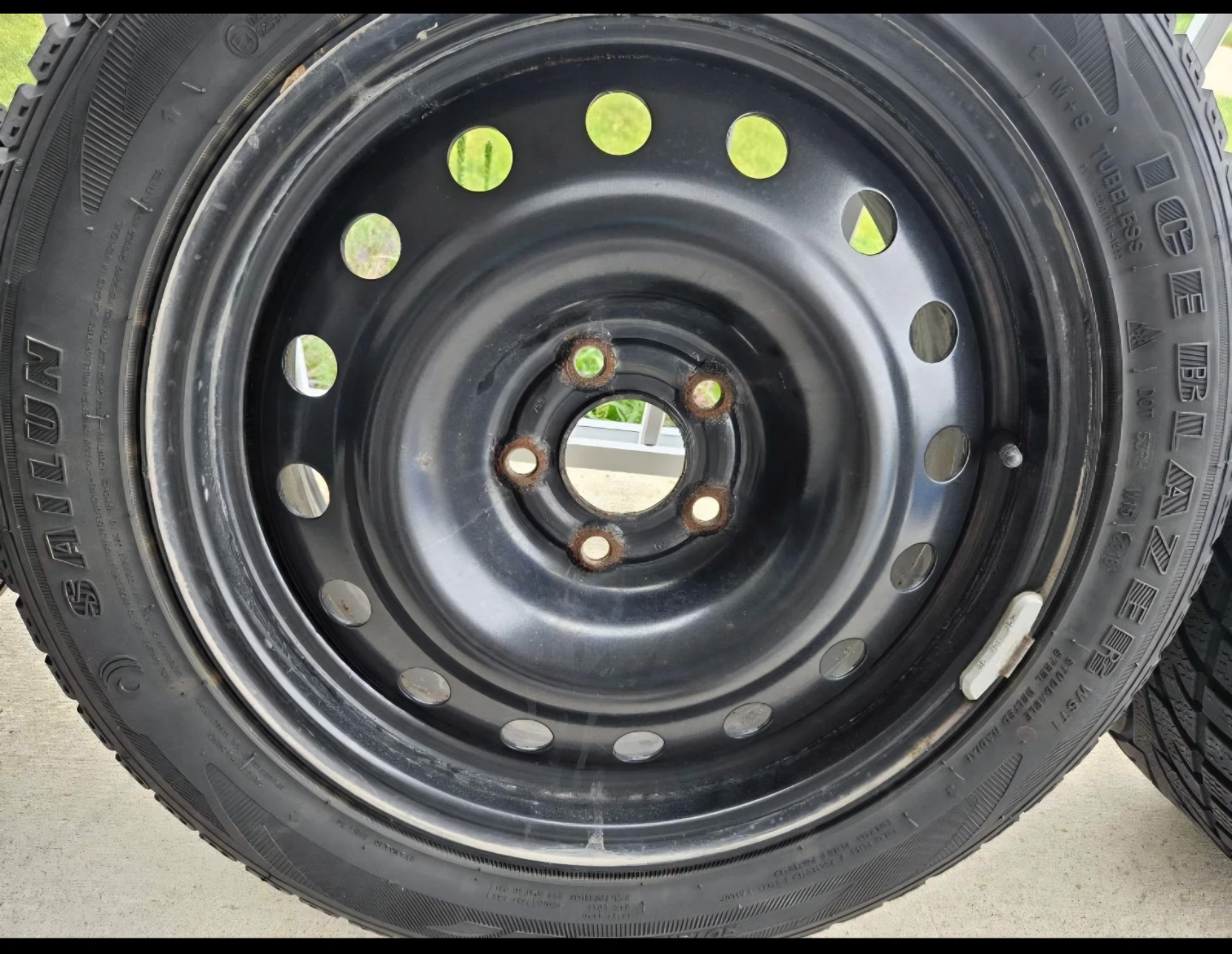 Sailun 225/50R17 Winter Tires on Rims - photo 2