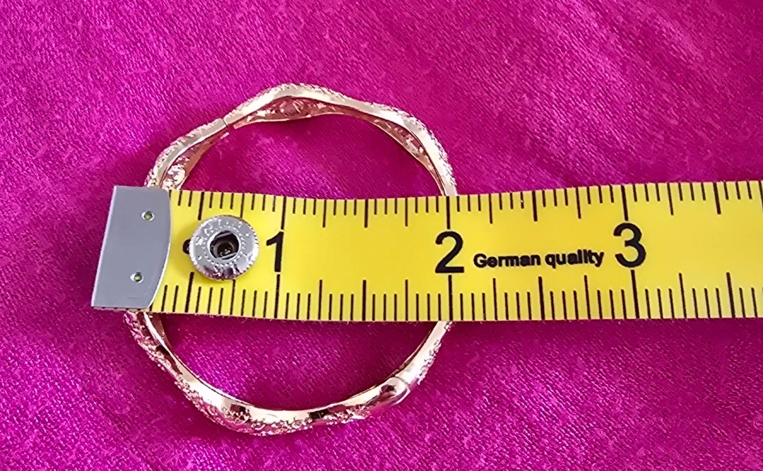 Kids Gold Tone Filigree Bangle Bracelets (Set of 2) - photo 5