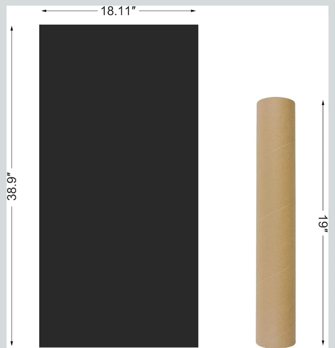2 Pcs Magnetic Chalkboard Contact Paper for Wall - photo 4
