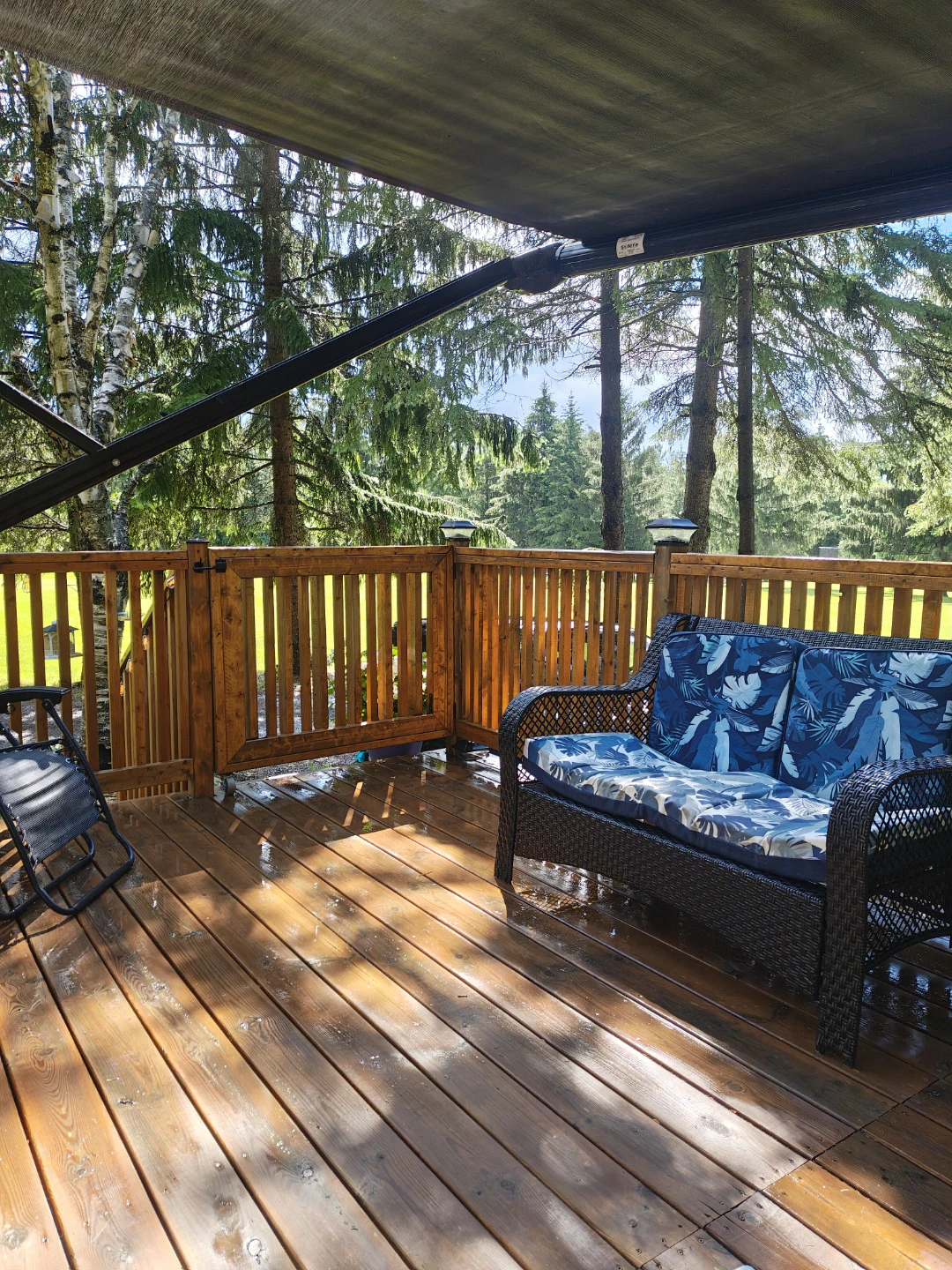 Keystone Hideaway located at Pigeon Lake Trailer Park