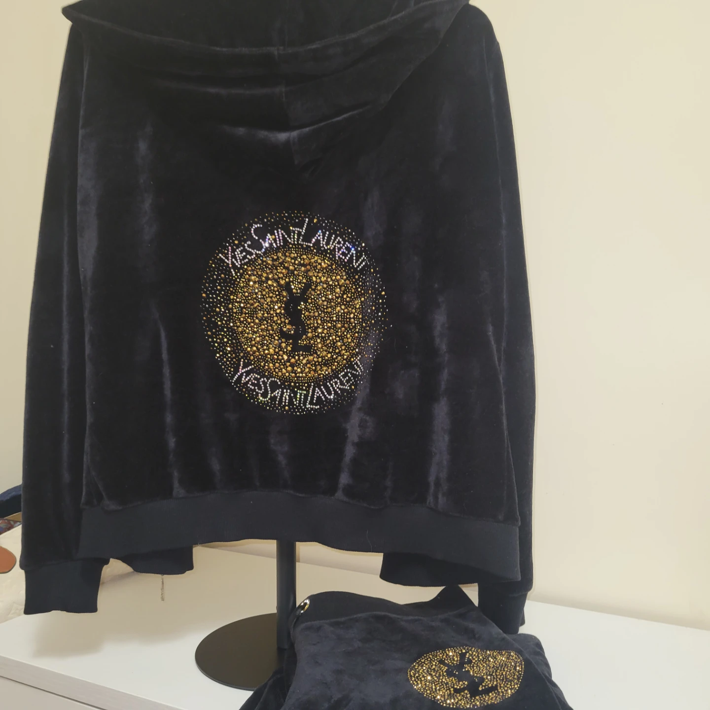 Velour Tracksuit Set - photo 3