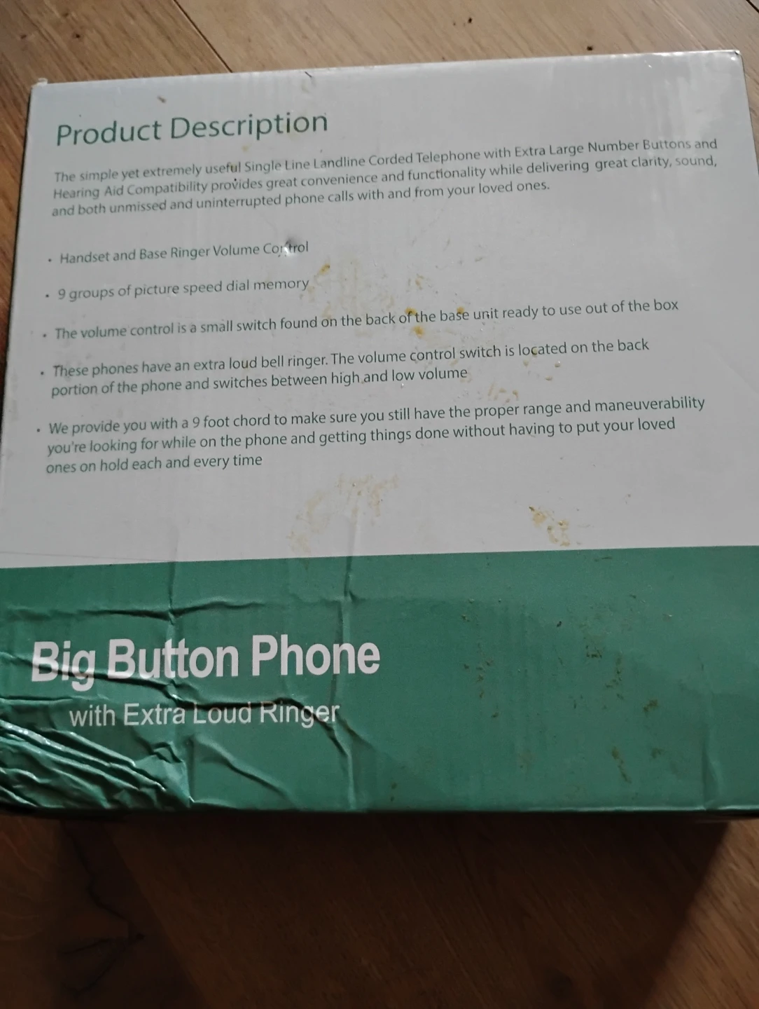 Big Button Phone with Extra Loud Ringer - photo 2