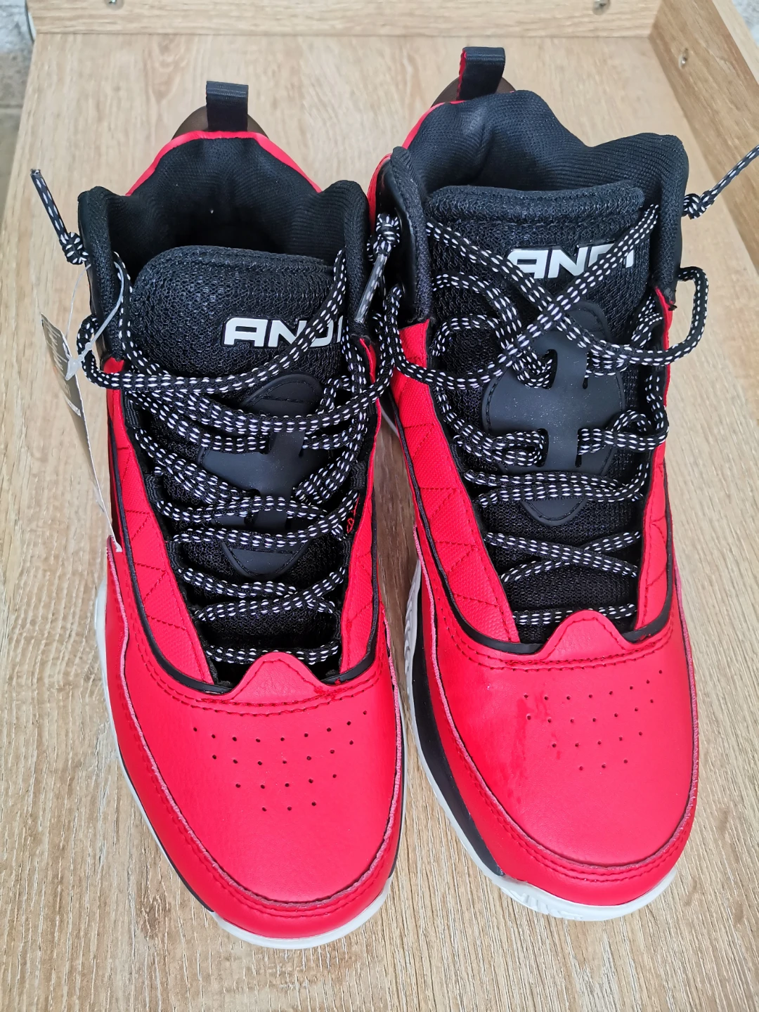 AND1 Red Basketball Shoes Size 9
