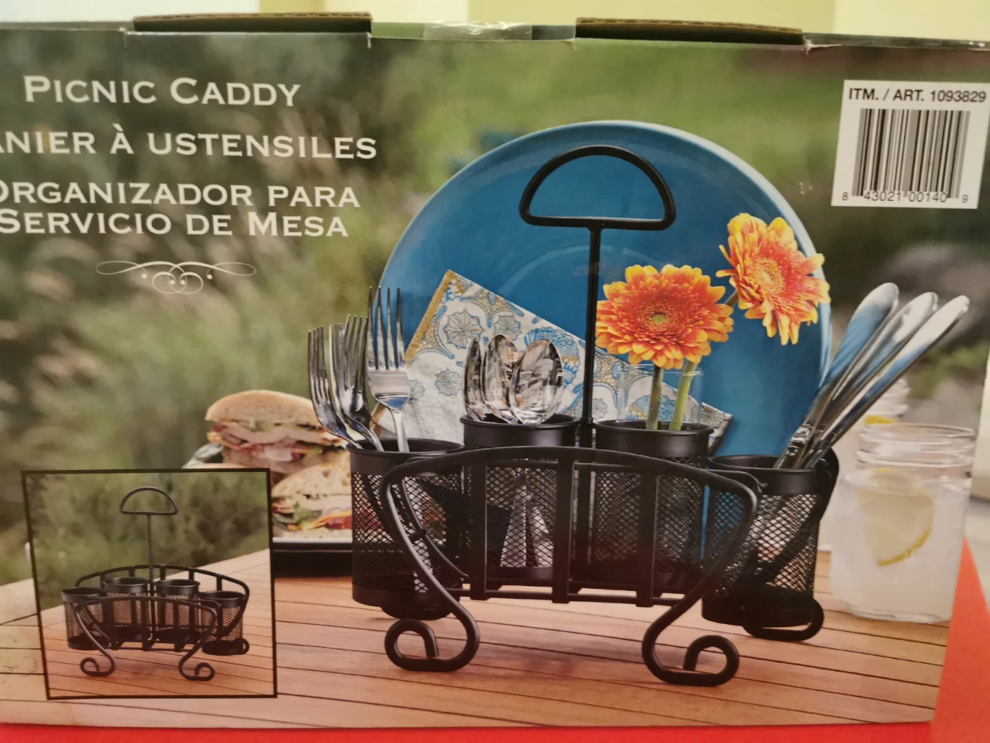 Picnic Caddy Utensil Holder