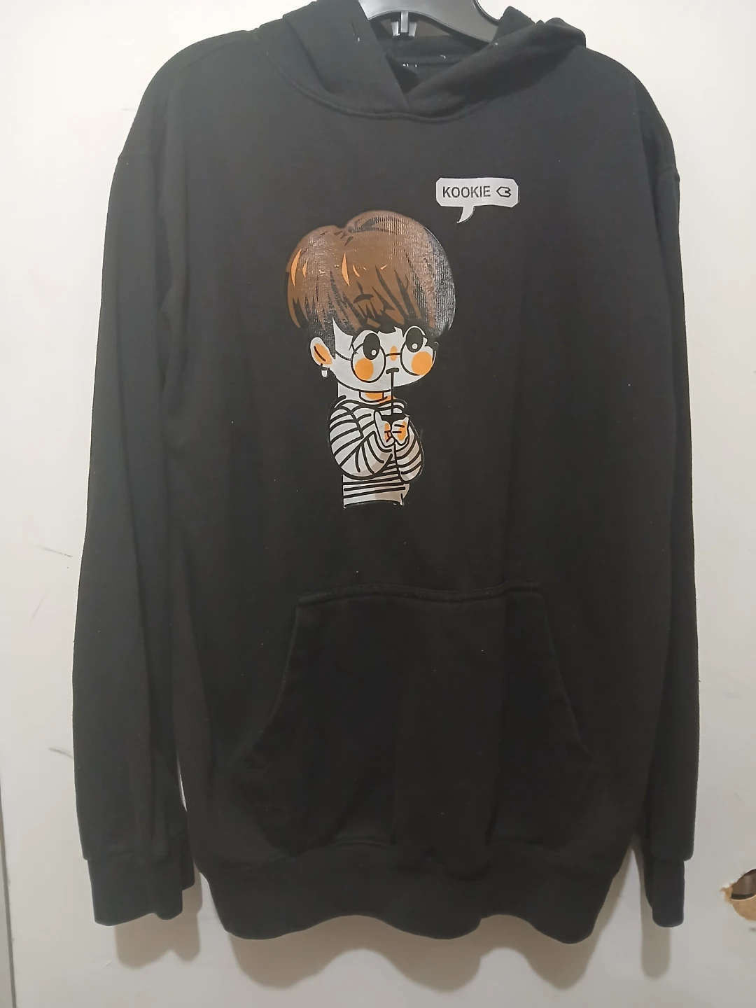 Black BTS Merch Hoodie - photo 4