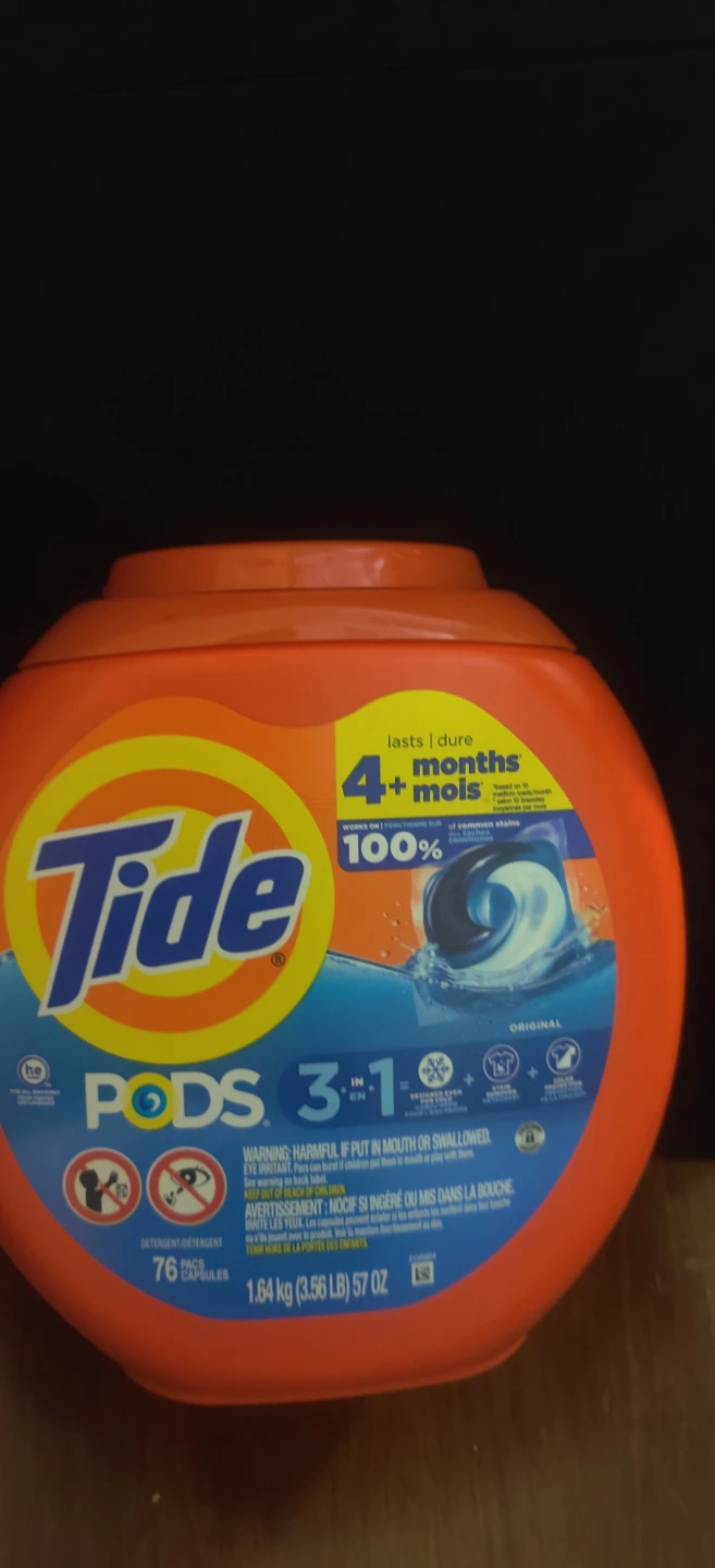 Tide Pods 3-in-1 Detergent - 76 count - photo 2