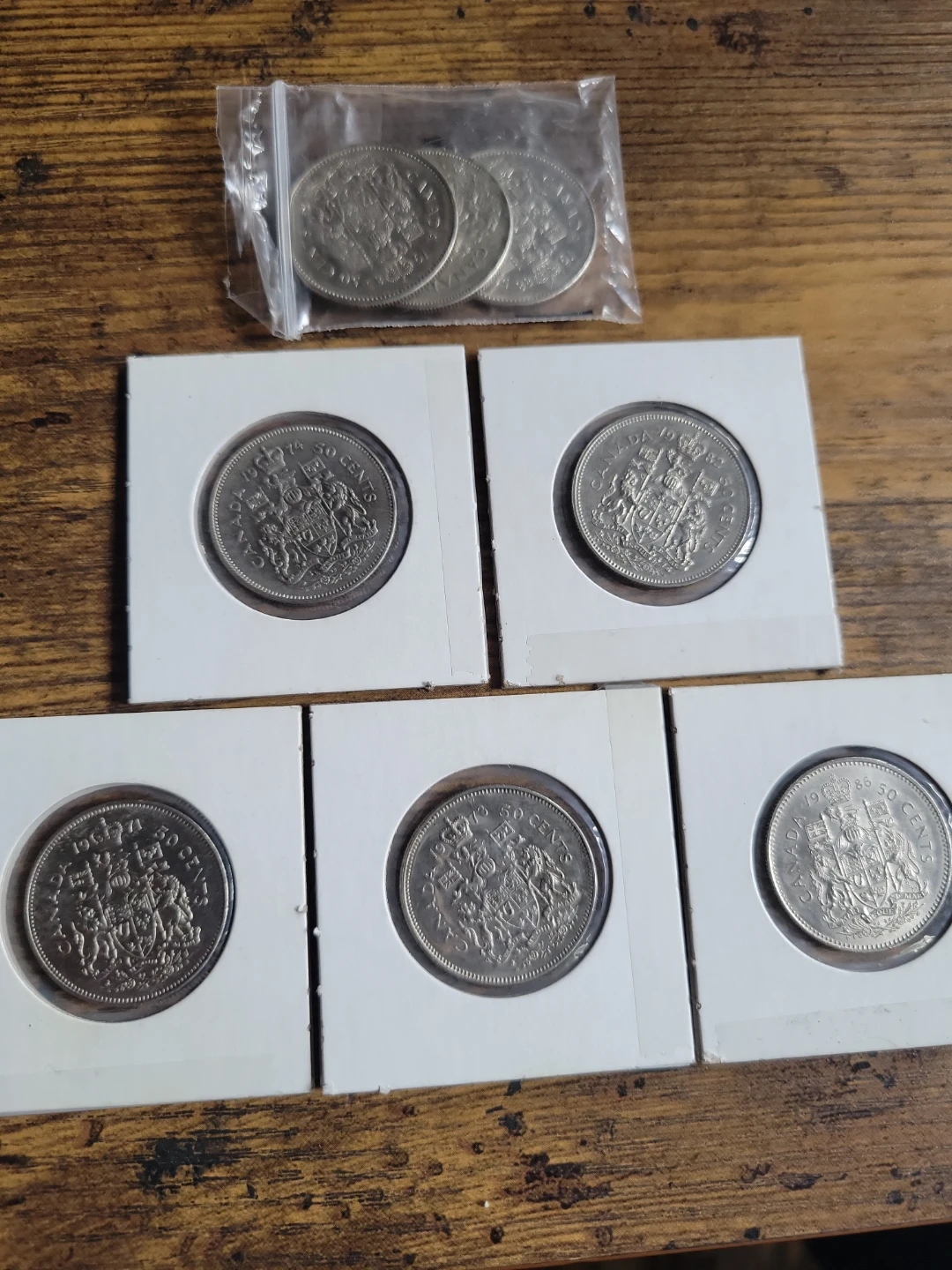 Canadian 50 cent Coin Lot - photo 2
