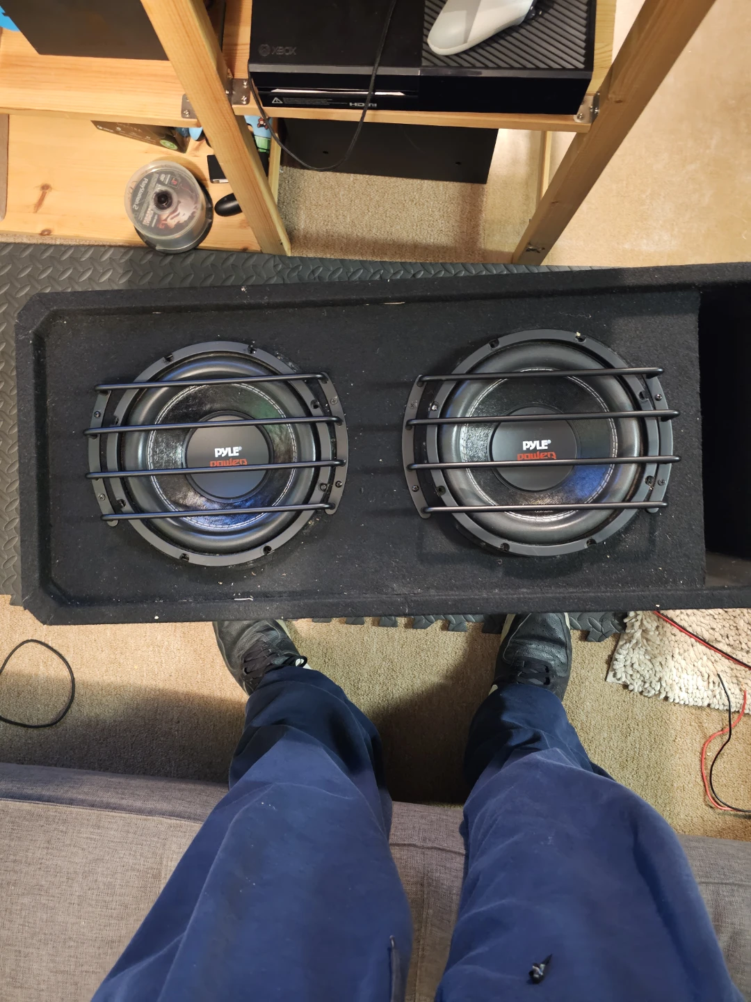 10-inch NVX NE102Psubwoofer enclosure from PYLE.