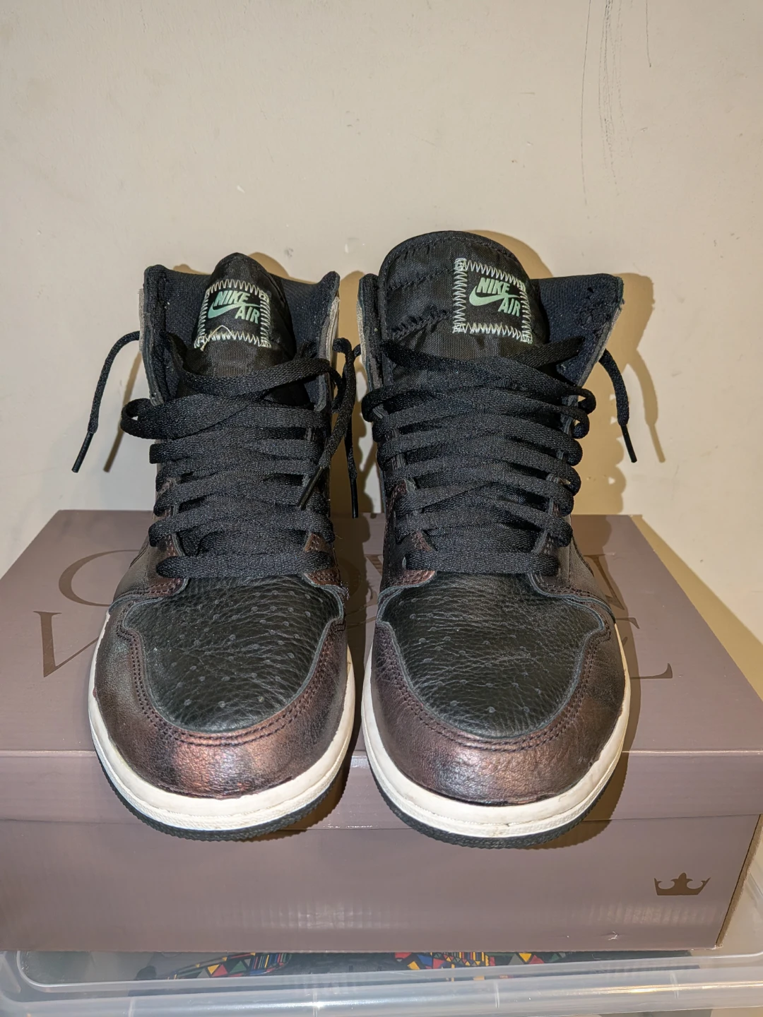 Air Jordan 1 High OG "Light Army Rust" - Used - photo 3