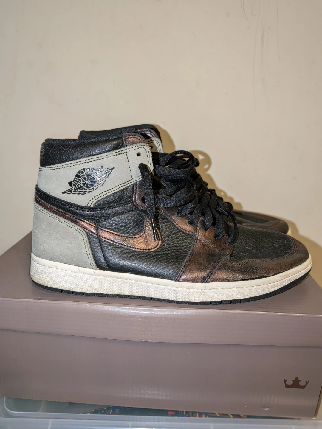 Air Jordan 1 High OG "Light Army Rust" - Used - photo 5