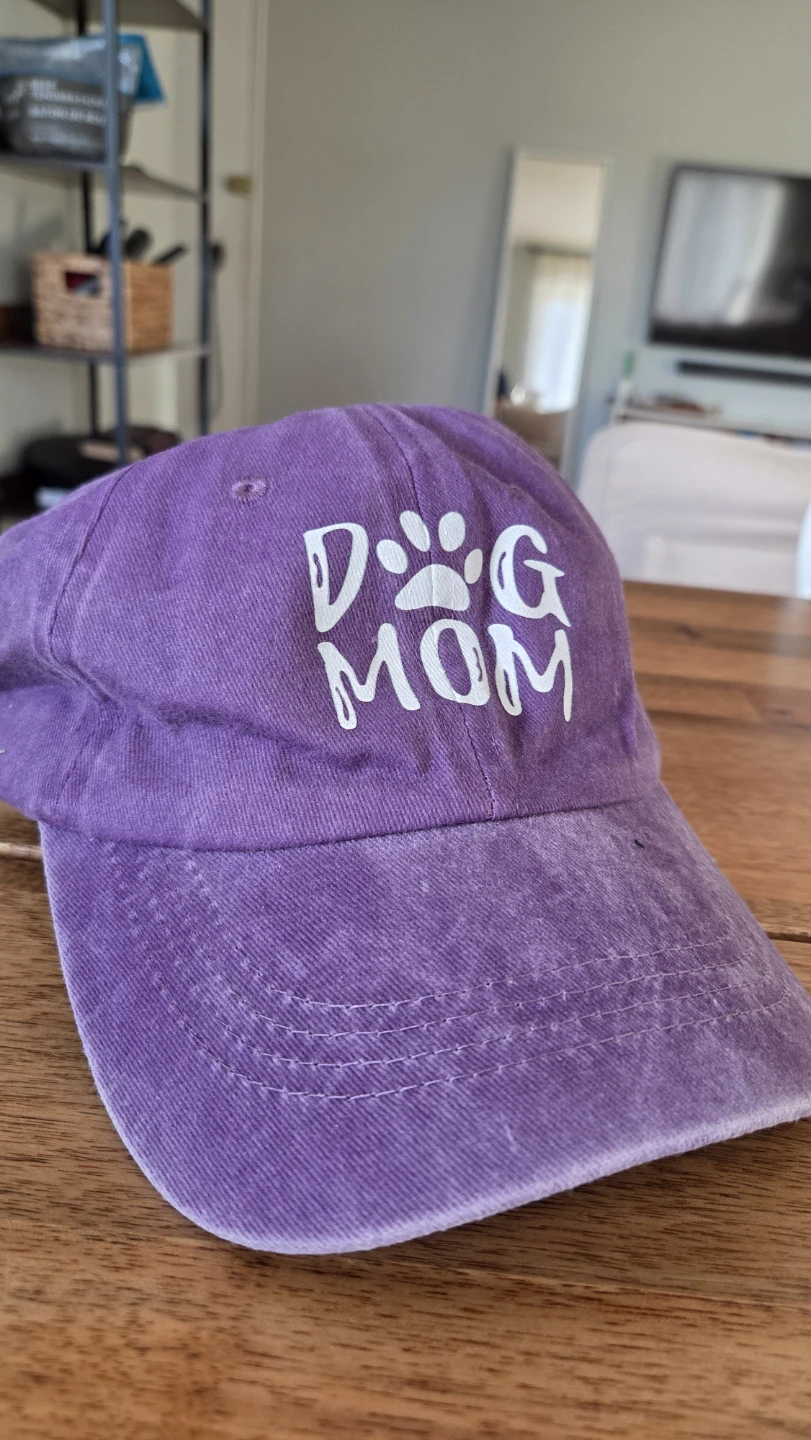 "Dog Mom" – Dog Lover Denim Hat *new