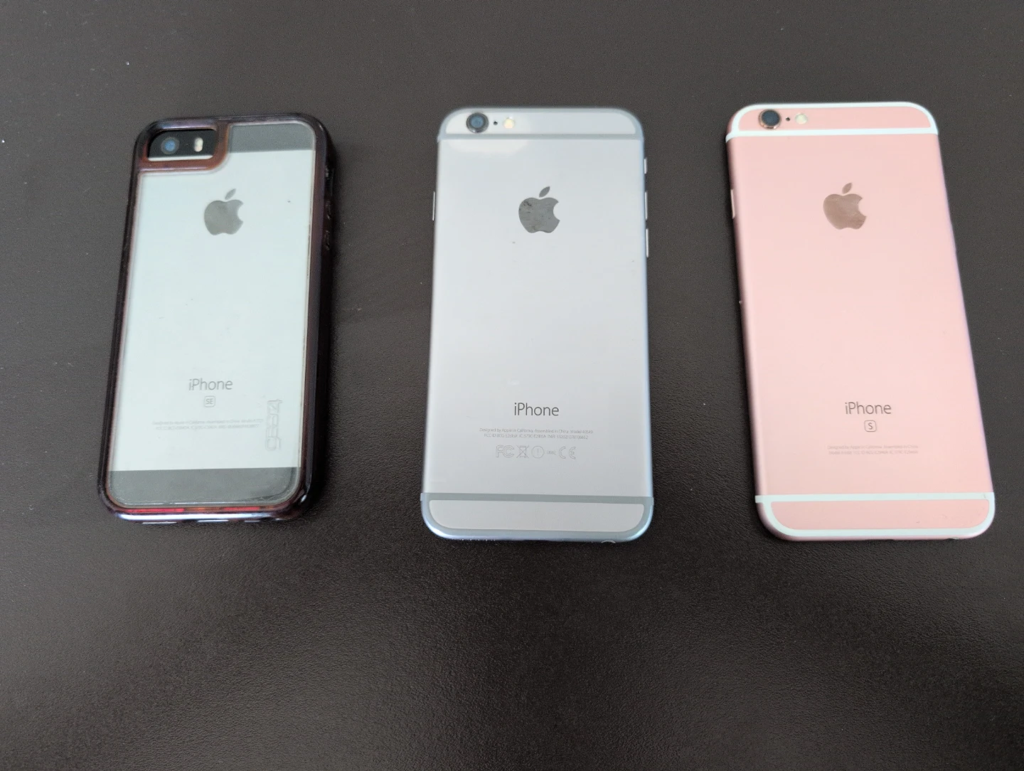 iPhone SE, 6 and 6s