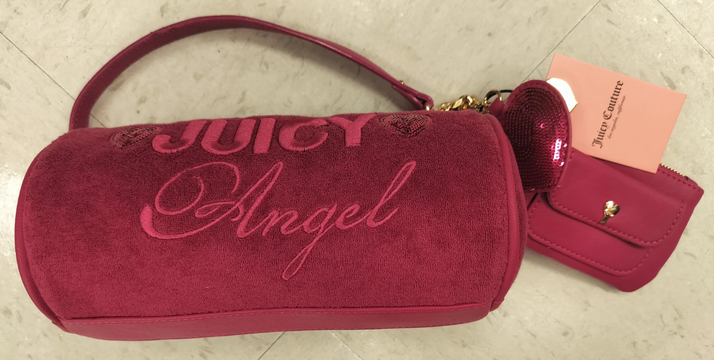 Juicy Couture Juicy Angel Shoulder Bag Raspberry Tart - photo 2