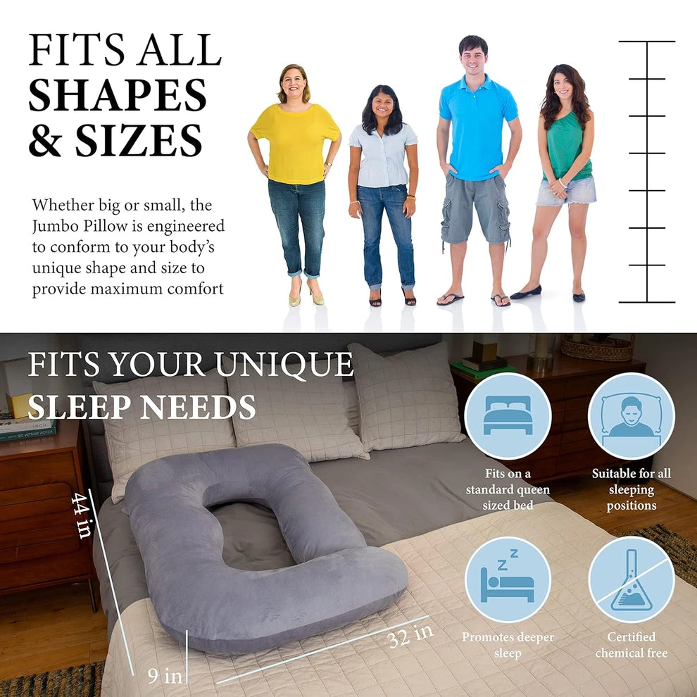 ChillMom Pregnancy Pillow - Grey - photo 3
