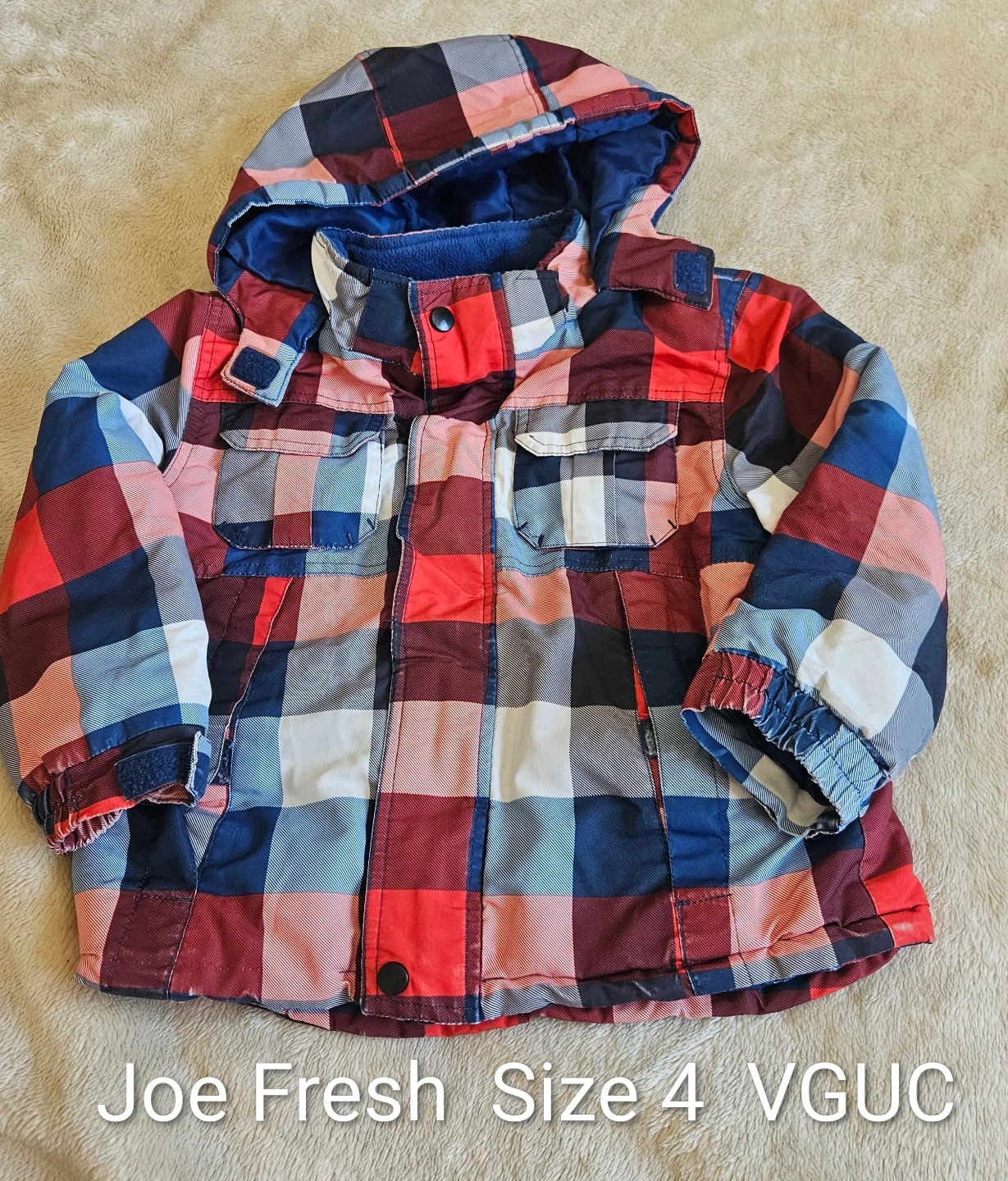 Boys Joe Fresh Winter Jacket Size 4