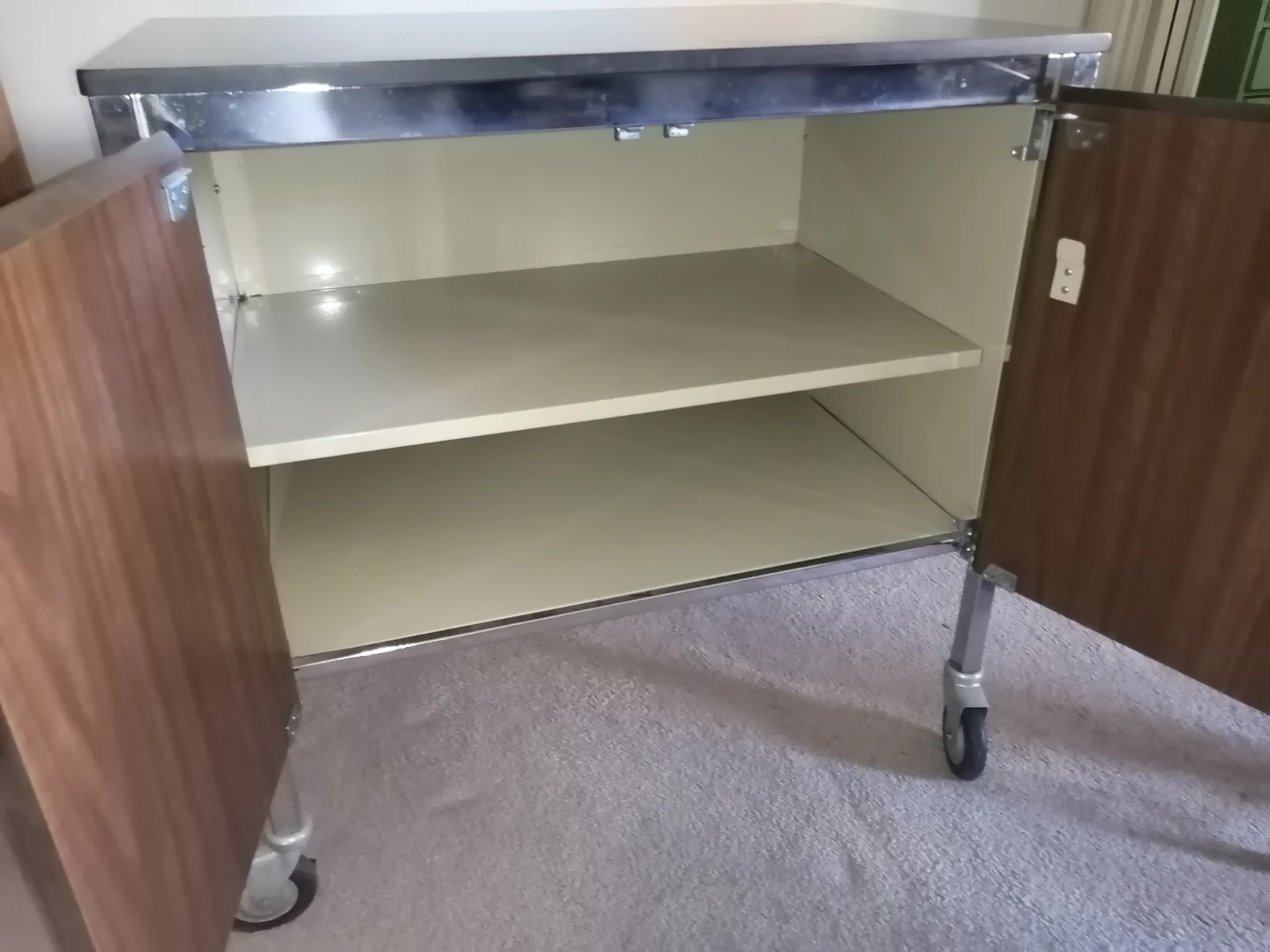 Rolling Storage Cabinet with Doors - photo 5