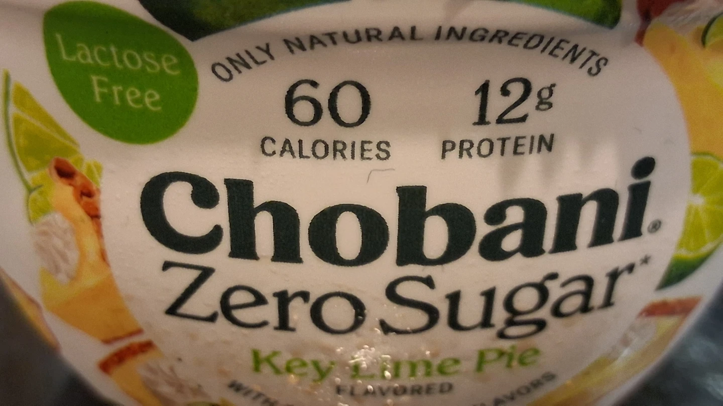 Chobani Zero Sugar Greek Yogurt - Key Lime Pie - photo 2