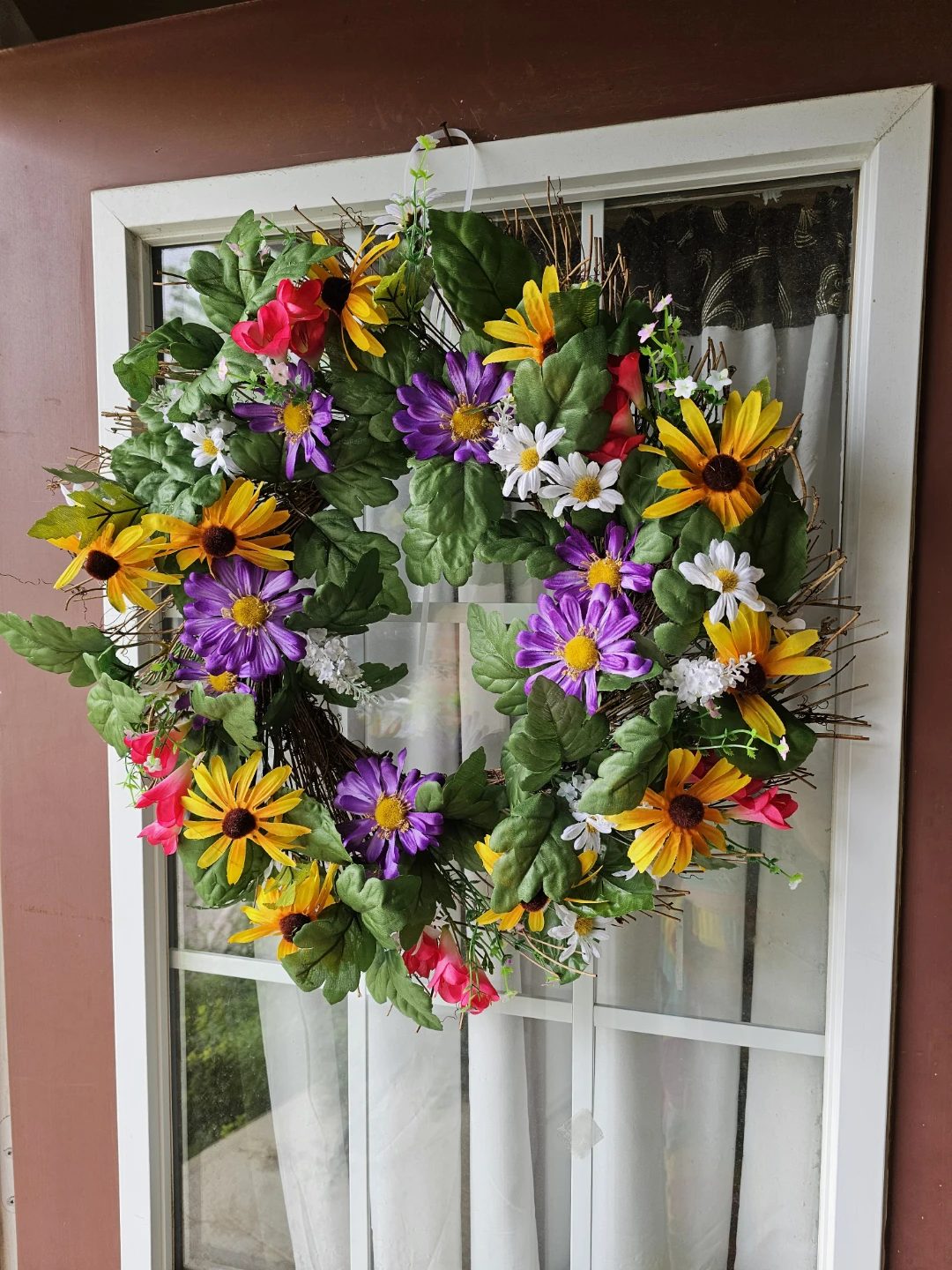 Beautiful Wildflower Wreath – Brand New in Box - photo 3