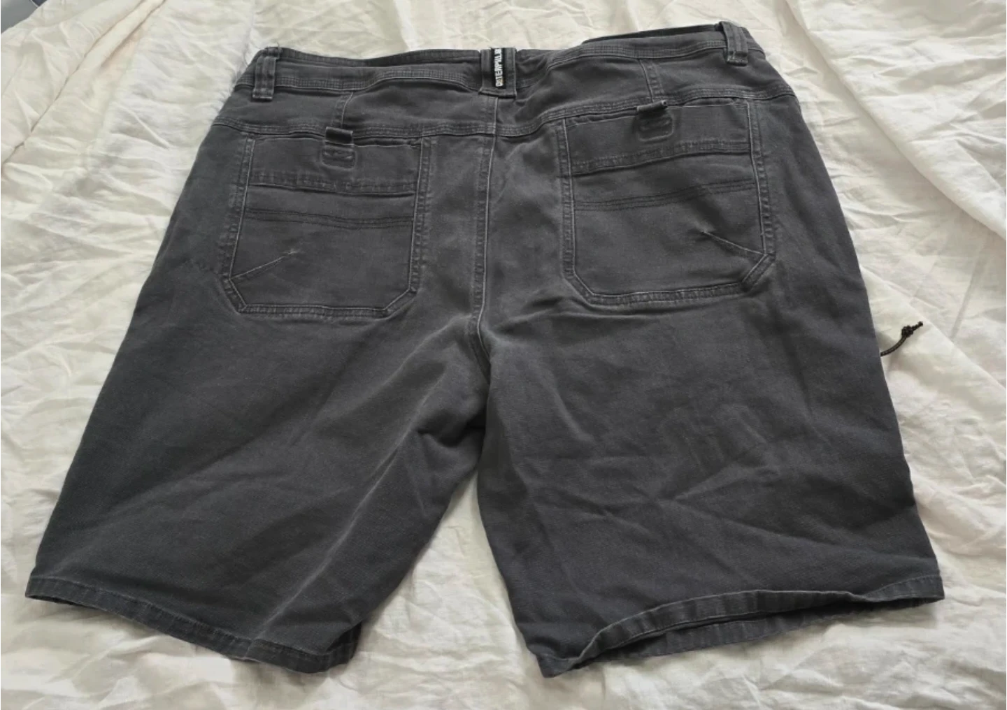 Caterpillar Charcoal Canvas  Utility Work Shorts - photo 4