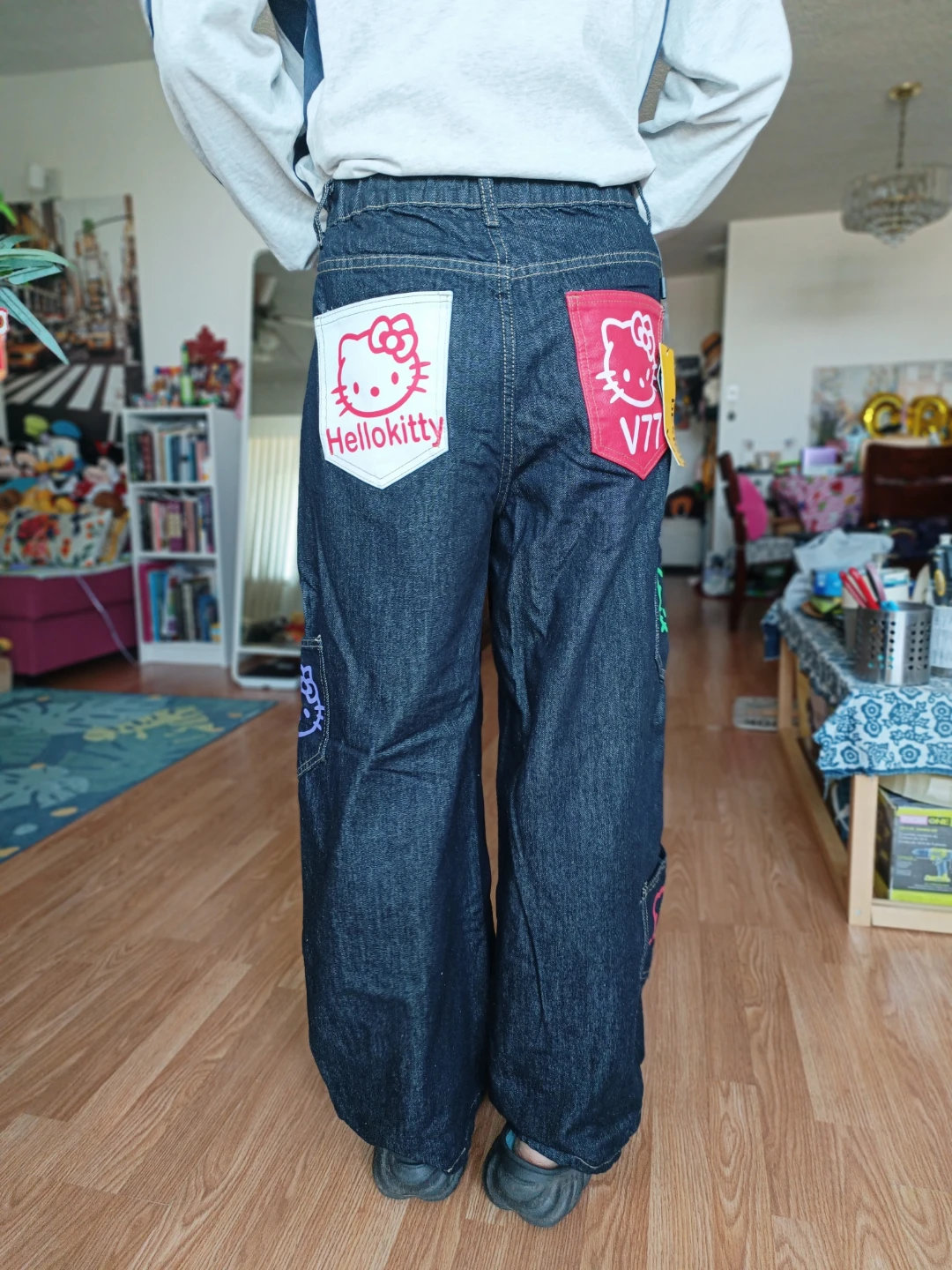 Hello Kitty Wide Leg Jeans - photo 2