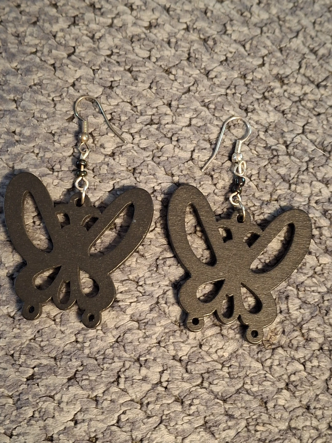 Black Butterfly Earrings - photo 2