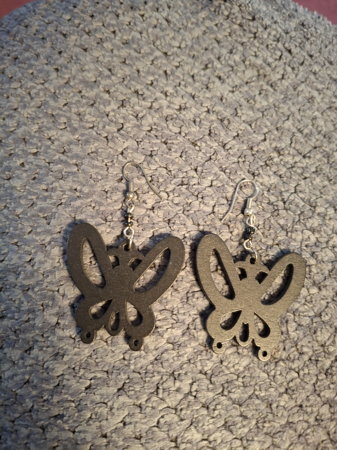 Black Butterfly Earrings - photo 3