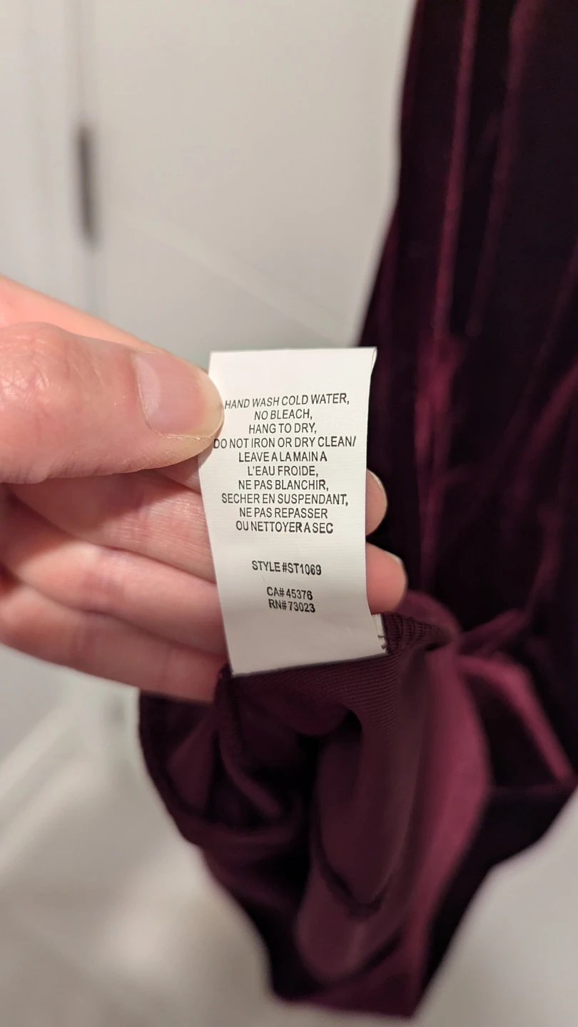 Red velvet cocktail dress - photo 5