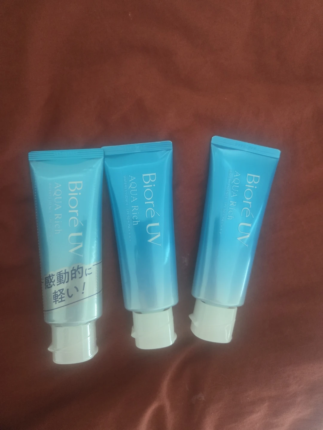 Biore UV Aqua Rich Sunscreen Lotions (3-Pack)