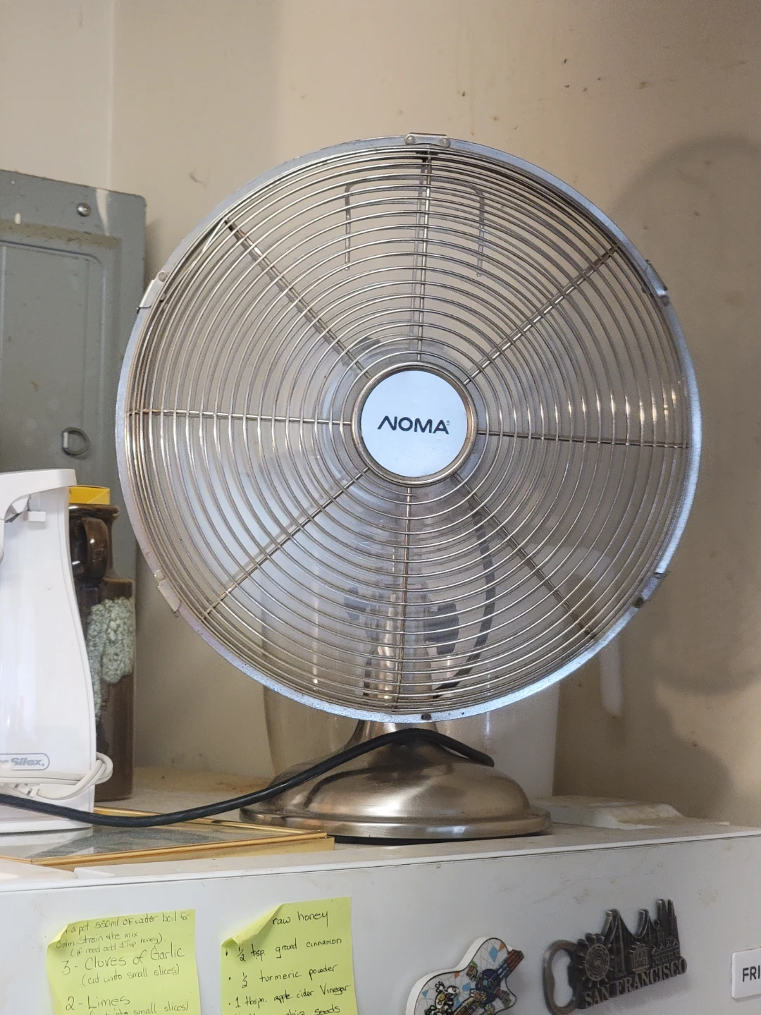 Noma Metal Desk Fan
