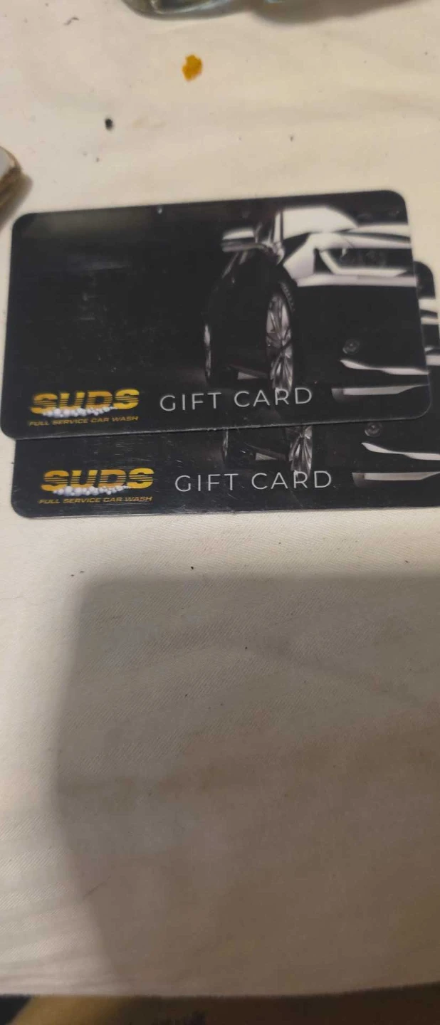 SUDS Full Service Car Wash Gift Card $200.00