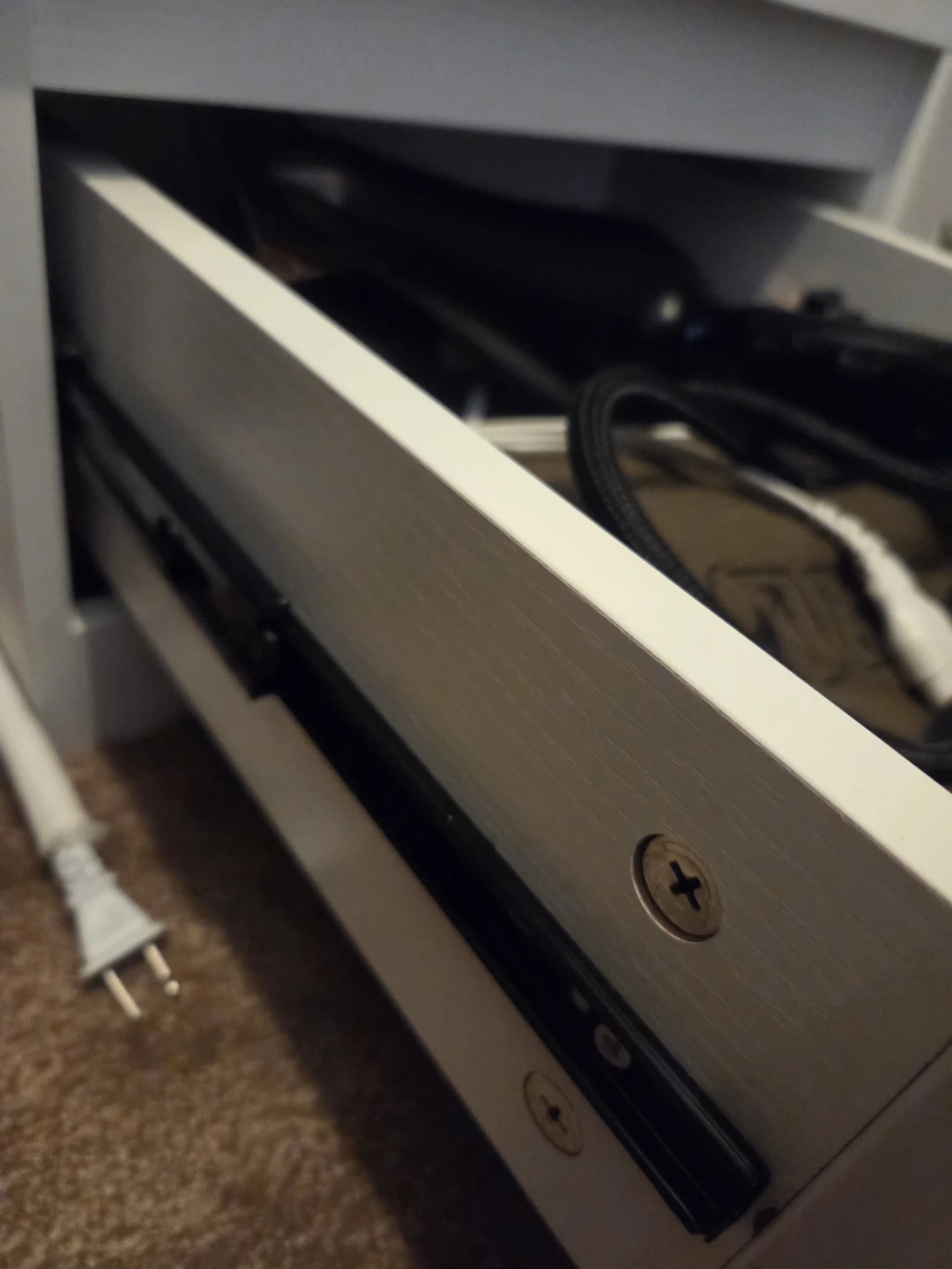 Jysk White 2 Drawer Cabinets - photo 2
