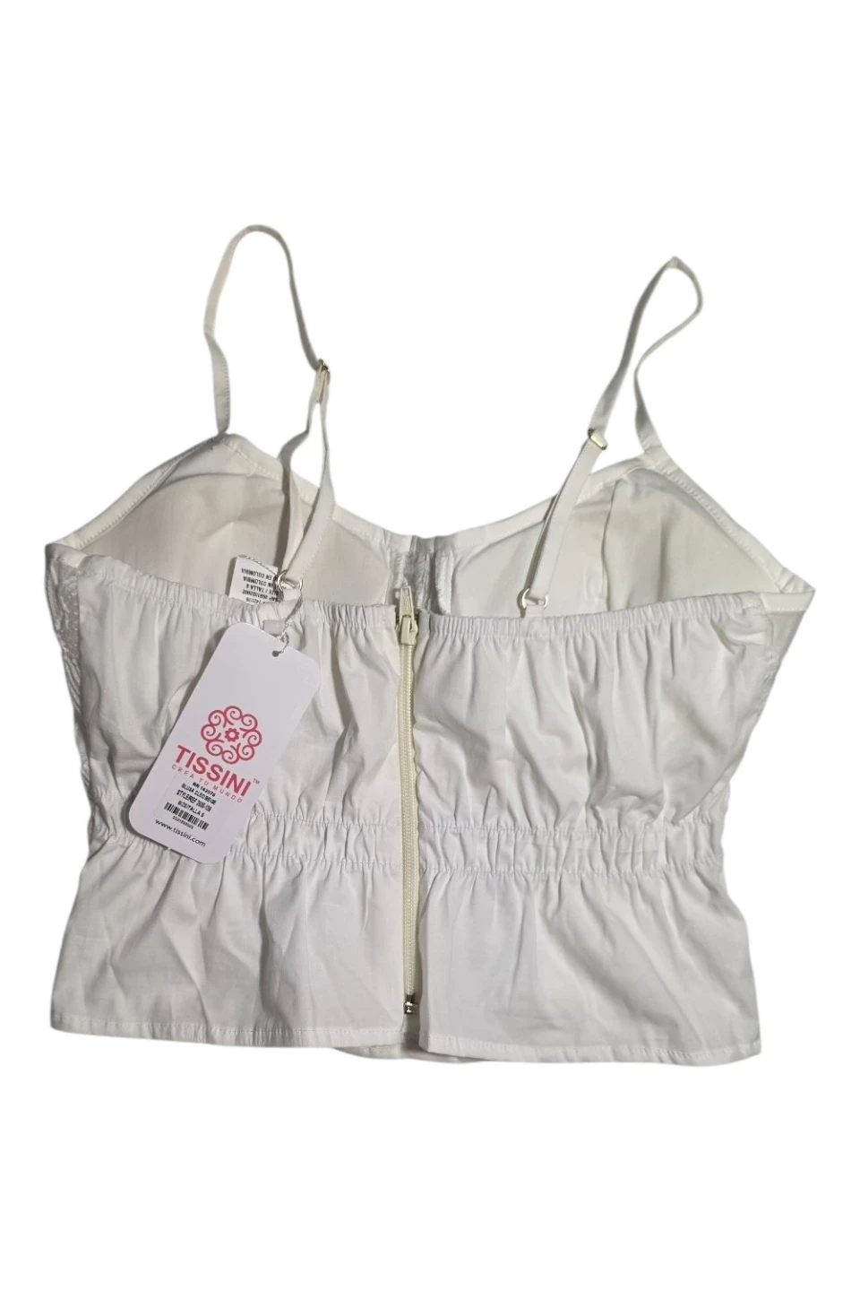 Tissini White Floral Corset Top - photo 2