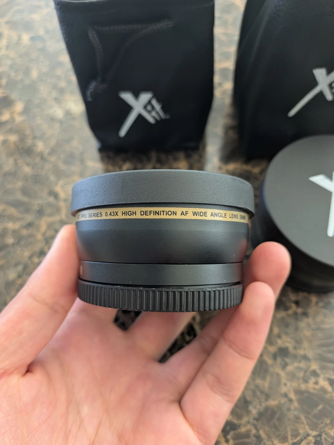 Camera lenses - Xit lens extenders 58mm with leather pouches - photo 2