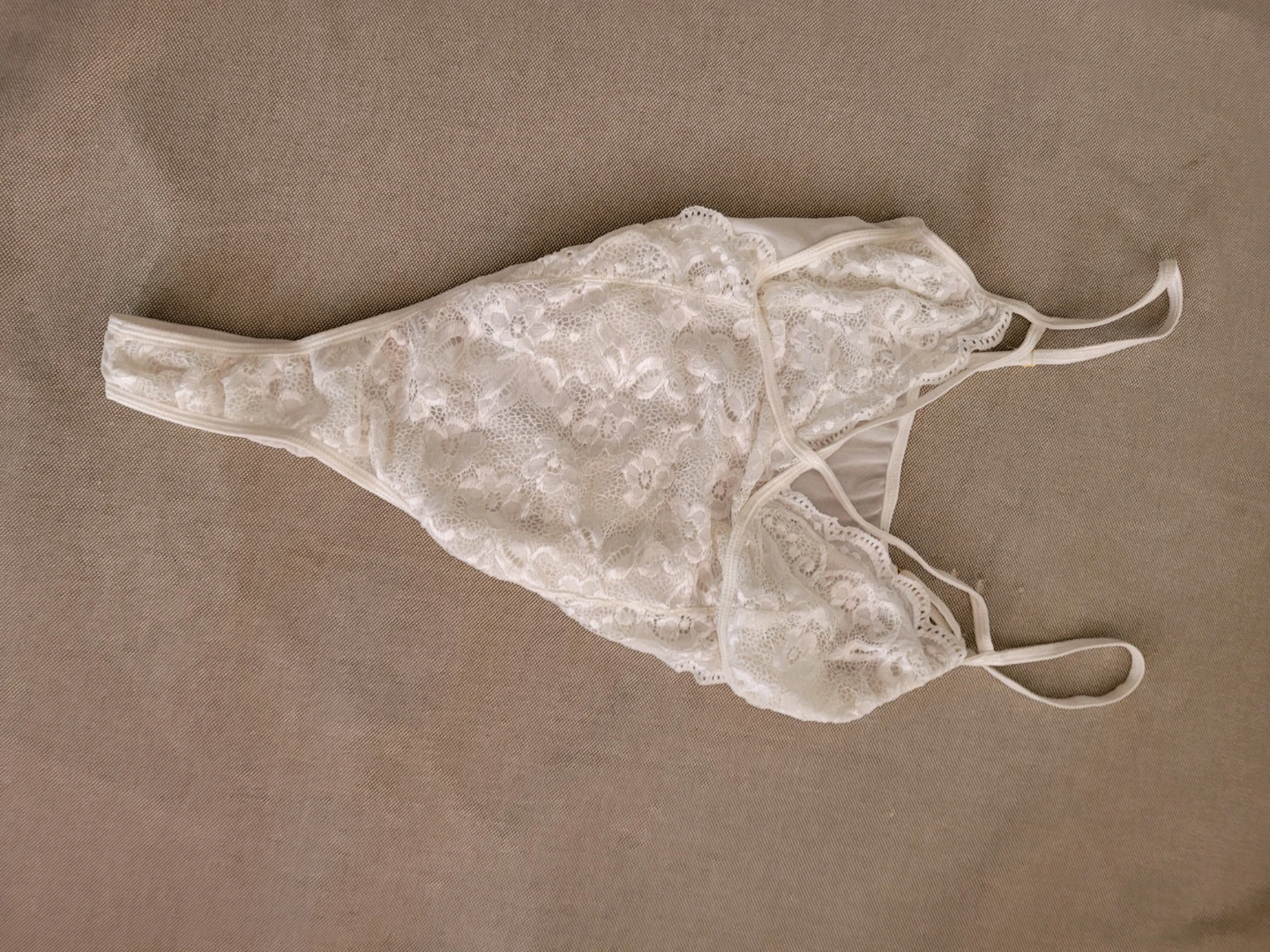 White Lace Teddy