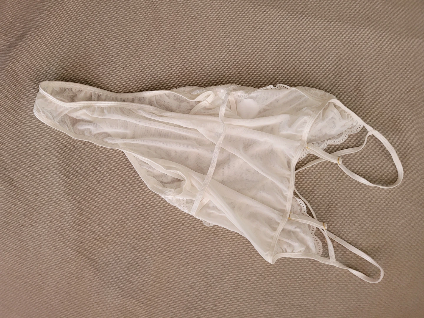 White Lace Teddy - photo 2